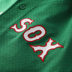 David Ortiz Boston Red Sox Mitchell & Ness Cooperstown Collection Mesh Batting Practice Button-Up Jersey - Red