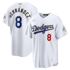 Enrique Hernández Los Angeles Dodgers Nike 2026 Gold Collection Stadium Jersey - White
