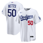 Mookie Betts Los Angeles Dodgers Nike  Home Stadium Jersey - White