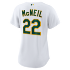 Jeff McNeil Athletics Nike Women's Home Replica Jersey - White