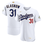 Tyler Glasnow Los Angeles Dodgers Nike 2026 Gold Collection Authentic Jersey - White