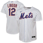 Francisco Lindor New York Mets Nike Youth Home Replica Player Jersey - White