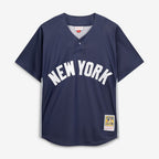 Derek Jeter New York Yankees Mitchell & Ness Authentic Batting Practice Jersey - Navy