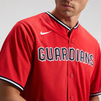 Cleveland Guardians Nike Alternate 2 Replica Jersey - Red