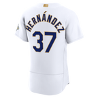Teoscar Hernández Los Angeles Dodgers Nike 2026 Gold Collection Authentic Jersey - White