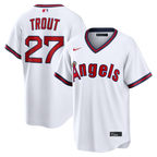 Mike Trout Los Angeles Angels Nike Road Replica Jersey - Gray