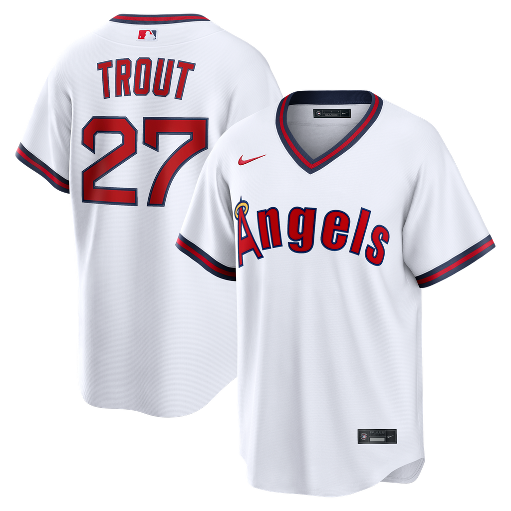 Mike Trout Los Angeles Angels Nike Alternate Replica Jersey - Red