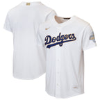 Los Angeles Dodgers Nike Youth 2026 Gold Collection Home Replica Jersey - White