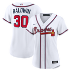 Drake Baldwin Atlanta Braves Nike Women's Home Replica Jersey - White