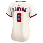 Ryan Howard Philadelphia Phillies Nike Women's Alternate 2 Limited Jersey – Cream