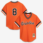 Cal Ripken Jr. Baltimore Orioles Mitchell & Ness Authentic Batting Practice Jersey - Orange