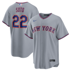 Juan Soto New York Mets Nike Road Replica Jersey - Gray