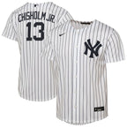 Jazz Chisholm Jr. New York Yankees Nike Youth Home Replica Jersey - White