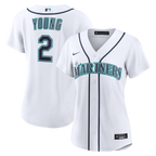 Cole Young Seattle Mariners Nike Women's Home Replica Jersey - White