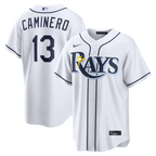 Junior Caminero Tampa Bay Rays Nike Home Replica Jersey - White