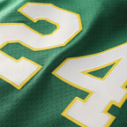 Rickey Henderson Athletics Mitchell & Ness Authentic Batting Practice Jersey - Green