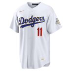 Roki Sasaki Los Angeles Dodgers Nike 2026 Gold Collection Stadium Jersey - White