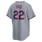 Juan Soto New York Mets Nike Road Replica Jersey - Gray