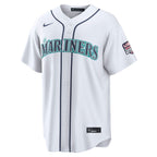 Cal Raleigh Seattle Mariners Nike USA 250 Fourth of July Home Stadium Jersey - White