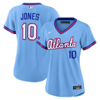 Chipper Jones Atlanta Braves Nike Women's 2026 City Connect Stadium Jersey - Powder Blue