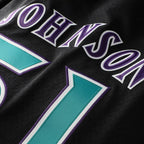 Randy Johnson Arizona Diamondbacks Mitchell & Ness Big & Tall Cooperstown Mesh Batting Practice Jersey - Black