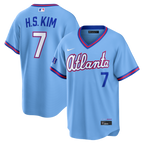 Ha-Seong Kim Atlanta Braves Nike 2026 City Connect Stadium Jersey - Powder Blue