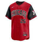 Andrew Vaughn Chicago White Sox Nike 2025 City Connect Limited Player Jersey - Red/Black