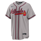 Ronald Acuña Jr. Atlanta Braves Nike Road Replica Jersey - Gray