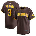 Jackson Merrill San Diego Padres Nike Home Limited Player Jersey - White