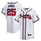 Andruw Jones Atlanta Braves Nike Home Replica 2026 Hall of Fame Patch Jersey - White