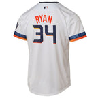 Nolan Ryan Houston Astros Nike Youth 2025 City Connect Limited Player Jersey - White