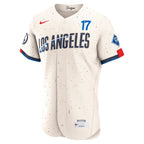 Shohei Ohtani Los Angeles Dodgers Nike City Connect Authentic Sponsor Patch Jersey - Cream