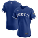 Kansas City Royals Nike Home Elite Jersey - White