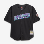 Randy Johnson Arizona Diamondbacks Mitchell & Ness Big & Tall Cooperstown Mesh Batting Practice Jersey - Black
