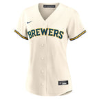 William Contreras Milwaukee Brewers Nike Women's Home Replica Jersey - Cream