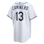 Junior Caminero Tampa Bay Rays Nike Home Replica Jersey - White