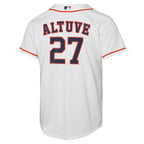Jose Altuve Houston Astros Nike Youth Home Replica Player Jersey - White