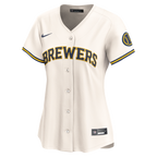 Milwaukee Brewers Nike Women's Home Limited Jersey - Cream