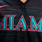 Miami Marlins Nike Women's 2025 City Connect Limited Jersey - Black