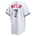 Bobby Witt Jr. Kansas City Royals Nike USA 250 Fourth of July Home Stadium Jersey - White
