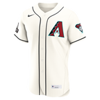 Ketel Marte Arizona Diamondbacks Nike Home Authentic Sponsor Patch Jersey - Cream