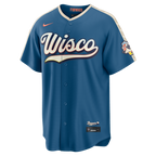 Milwaukee Brewers Nike 2026 City Connect Stadium Jersey - Mineral Blue