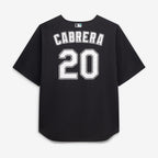 Miguel Cabrera Miami Marlins Mitchell & Ness Big & Tall Cooperstown Mesh Batting Practice Jersey - Black