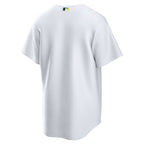 Athletics Nike Home Blank Replica Jersey - White