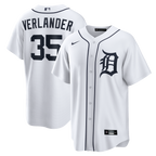 Justin Verlander Detroit Tigers Nike Home Replica Jersey - White