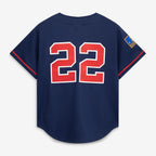 Bo Jackson California Angels Mitchell & Ness Cooperstown Collection Mesh Batting Practice Button-Up Jersey - Navy