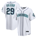 Cal Raleigh Seattle Mariners Nike  Road Stadium 50th Season Patch Jersey - Navy