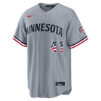 Joe Ryan Minnesota Twins Nike USA 250 Fourth of July Road Stadium Jersey - Gray
