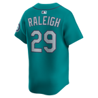 Cal Raleigh Seattle Mariners Nike Home Limited Player Jersey - White