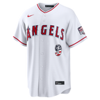 Zach Neto Los Angeles Angels Nike USA 250 Fourth of July  Stadium Jersey - White